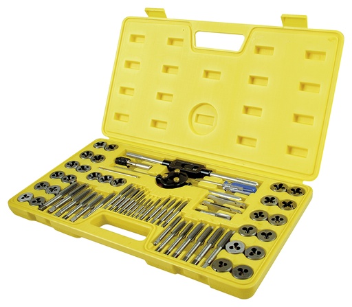 [123702] Juego de machuelos y dados, 60 piezas Surtek