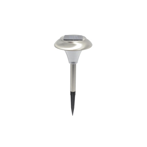 [LUJS01] Luminario de LED estaca recargable solar tipo gala inoxidable Surtek