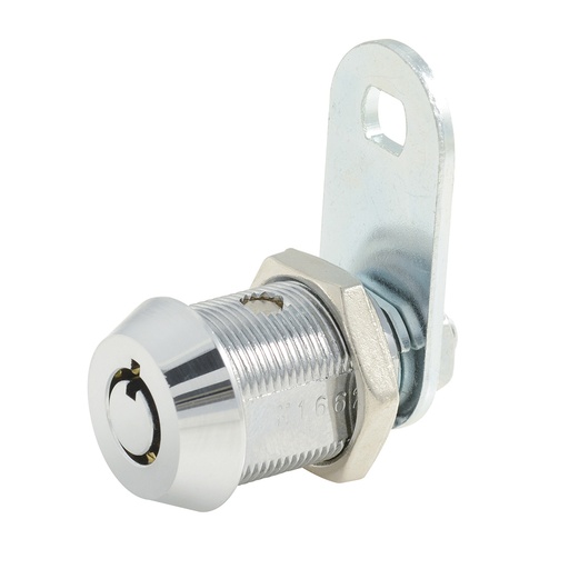 [L050TPCBB] Cerradura tubular, cromo brillante, llave estándar, blíster Lock