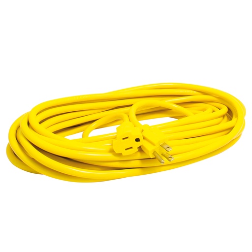 [136171] Extensión eléctrica uso rudo aterrizada color amarillo, 5 m Surtek