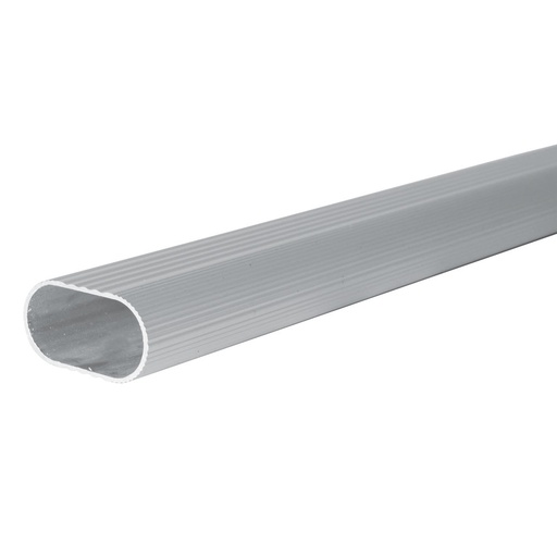 [TCLO3] Tubo ovalado para clóset 3 m, de aluminio Lock