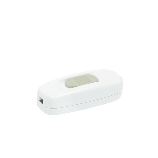 [136556] Apagador de paso deslizable 3 A, color blanco Surtek