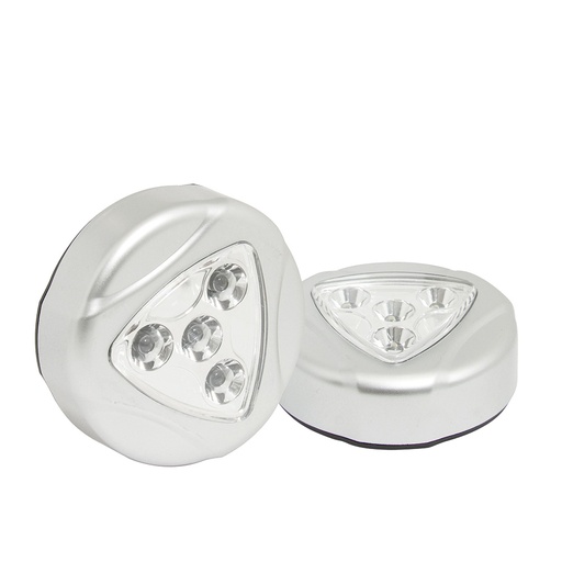 [136029] Lámpara de LED para clóset 3 pilas "AAA" de 30 lm, 2 piezas Surtek