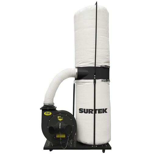 [RP642A] Colector de polvo 2 x 4" 2 HP 120 V, 3400 RPM Surtek
