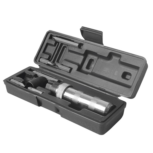 [D10] Juego de destornillador de golpe con puntas intercambiables, 8 piezas en caja plastica Surtek