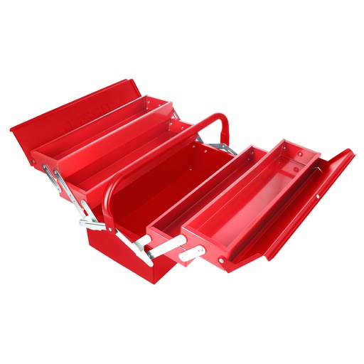 [CMA2] Caja portaherramientas metálica tipo acordeón roja 7" x 16" x 8" Urrea
