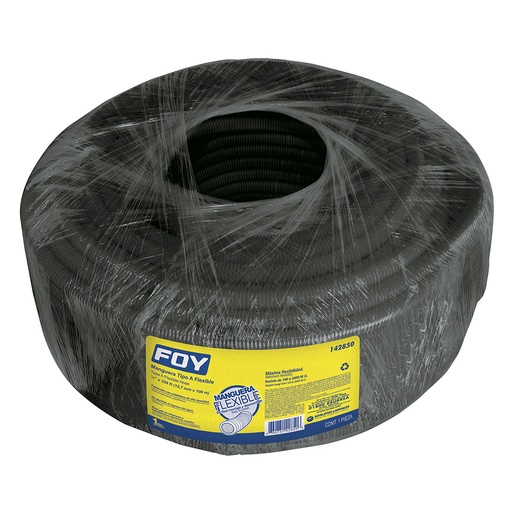 [142850] Manguera flexible para cable, reforzada 1/2" 100 m Foy