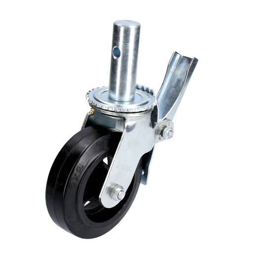 [RA15B] Rodaja de hule para andamio con freno 6" Surtek