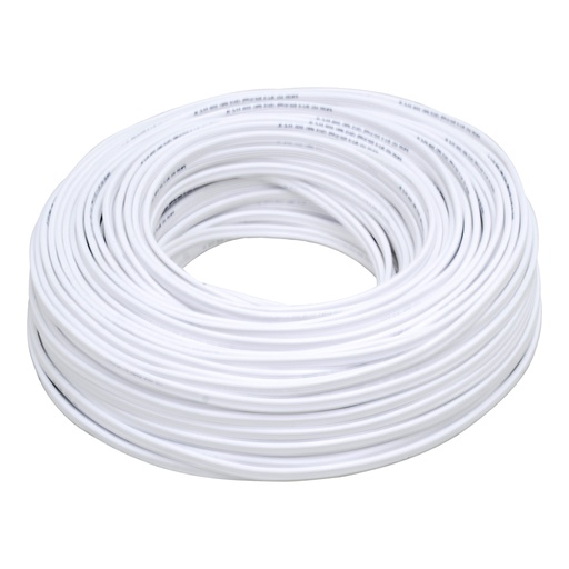 [136955] Cable eléctrico POT CCA 2 x 18, 100 m color blanco Surtek