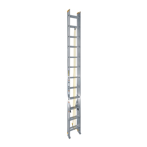 [EE24] Escalera de extensión tipo III de aluminio con 24 peldaños Surtek