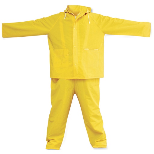 [137527] Traje impermeable sin reflejante con interior de poliéster G, 2 piezas Surtek