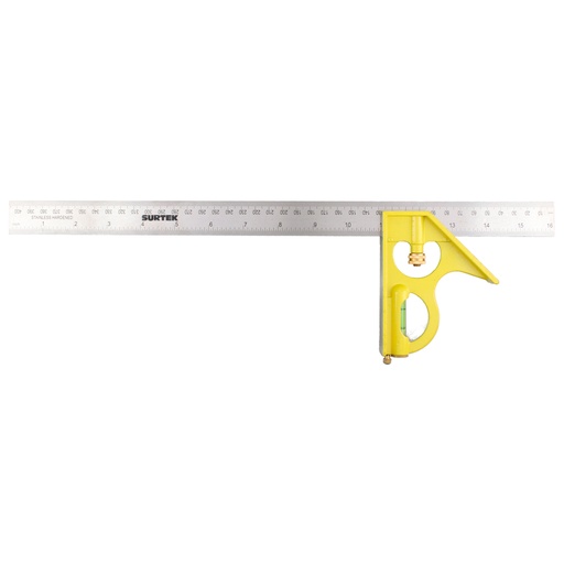 [122258] Escuadra de combinación con mango zamac 16" Surtek