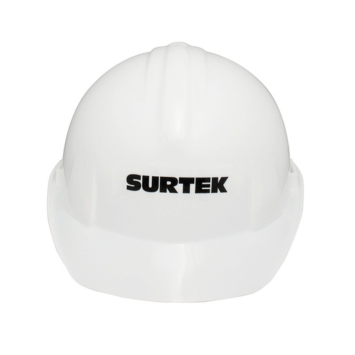 [137310] Casco de seguridad con ajuste de intervalos, color blanco Surtek