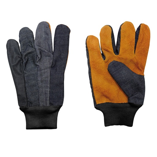 [137390] Guantes de carnaza y algodón tipo payaso unitalla Surtek