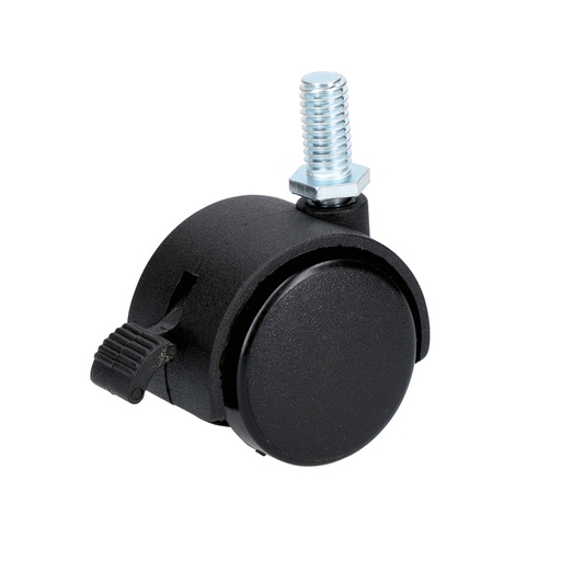 [RY5RB] Rodaja tipo yoyo de espiga con rosca y freno 50 mm Surtek