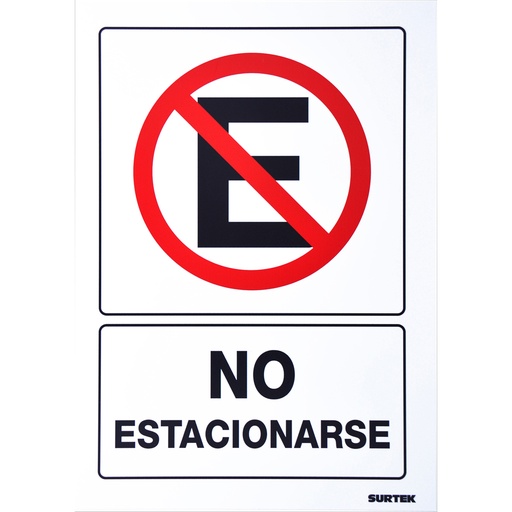 [SES43] Señal "No estacionarse" Surtek