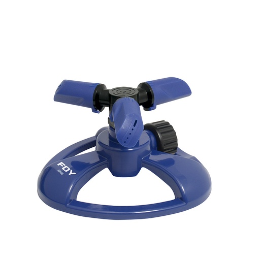 [ASPP3B] Aspersor estacionario con base plástica de 3 brazos, 3/4" GHT Foy