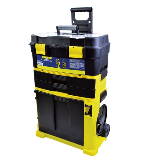 [125105] Organizador plástico móvil 12" x 19" 3 secciones Surtek