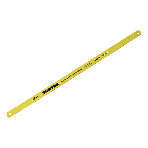 [SAV18] Segueta de acero alta velocidad 12", 18 DPP, 10 piezas Surtek