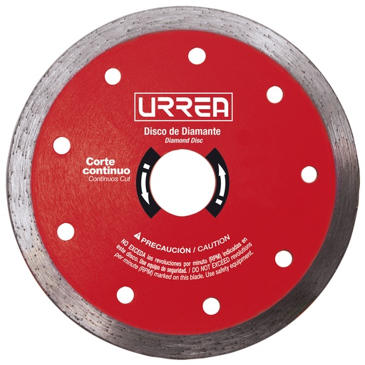 [DDIC7] Disco de diamante continuo, 7" Urrea