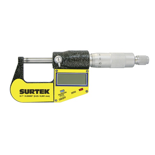 [122230] Micrómetro digital 0 - 1" Surtek