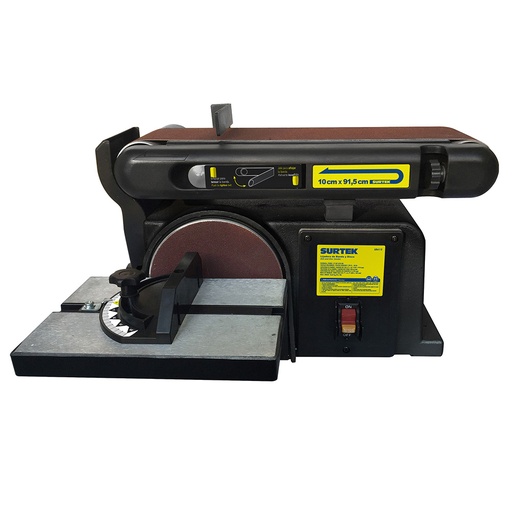 [LE612] Lijadora de banda 4" x 36" y disco estacionaria 6" 1/2 HP 120 V Surtek