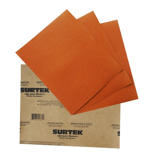 [LMK60] Lija panel kraft para madera, grano 60 Surtek