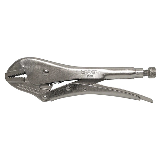 [293R] Pinza de presión de 10" quijada recta Urrea