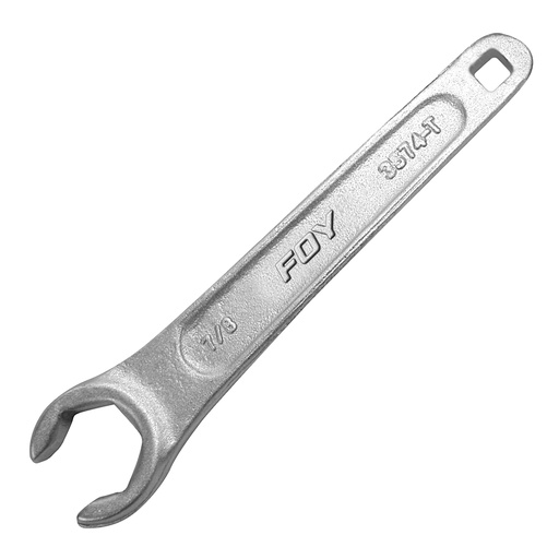 [3574T] Llave para tanque de gas cromada 7/8" Foy