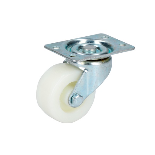 [RN5G] Rodaja de polipropileno blanca giratoria 2" Surtek