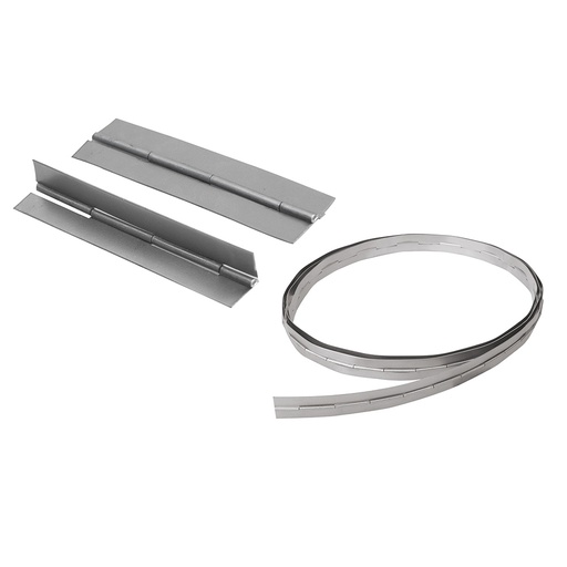[LBP33] Bisagra piano 1-1/2" x 3.5 m, natural, en caja Lock