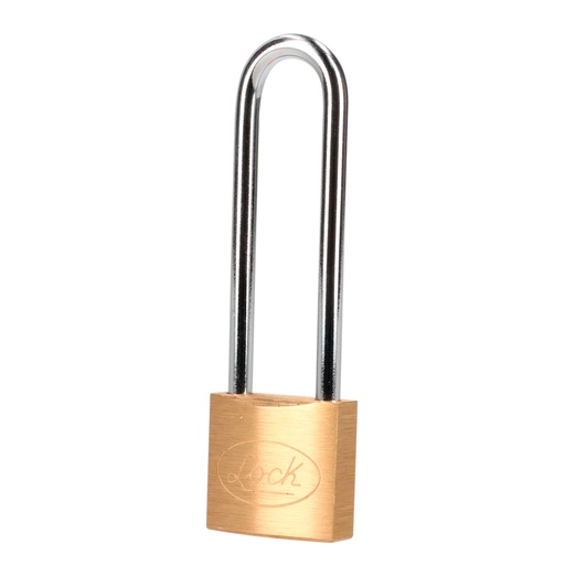 [L20X30EB] Candado de latón extra largo 30 mm, llave estándar Lock