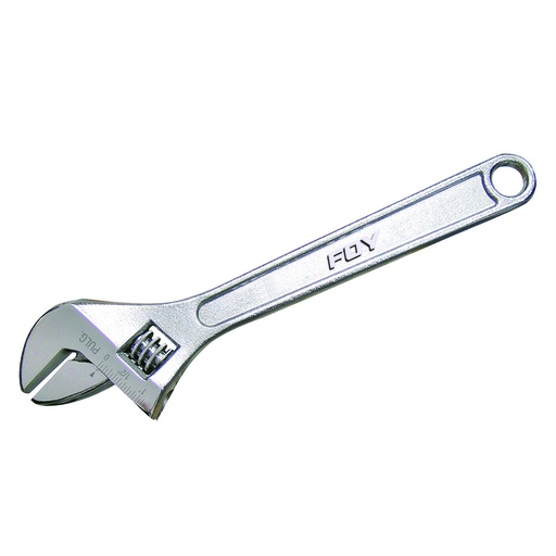 [140408] Llave ajustable cromada 8" Foy