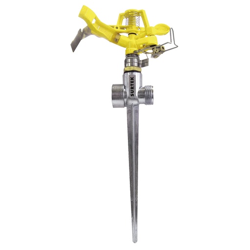 [130319] Aspersor metálico regulable por pulsación 3/4" GHT 2 vías Surtek