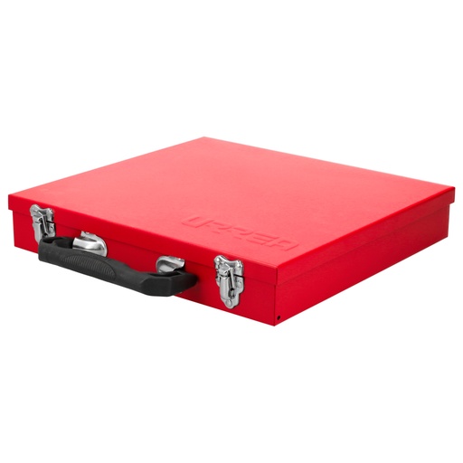 [4019] Caja metálica usos múltiples color rojo 12" x 11" x 2" Urrea