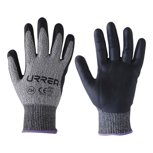 [USGDC] Guantes de fibra tipo Supraneema anti-corte con recubrimiento de nitrilo espumoso CH Urrea