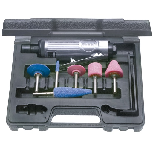 [UP860K] Juego de moto-tool neumático recto con accesorios, 7 piezas Urrea