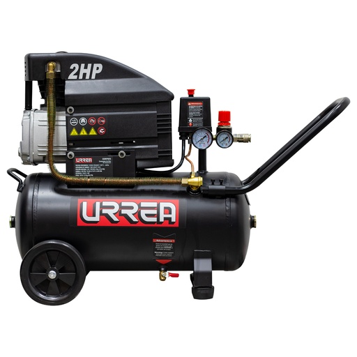 [COMP825] Compresor de aire eléctrico lubricado 25L, 2HP, 127V Urrea