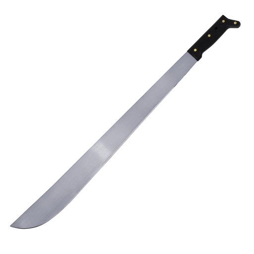 [130499] Machete troquelado con mango negro recto 16" Surtek