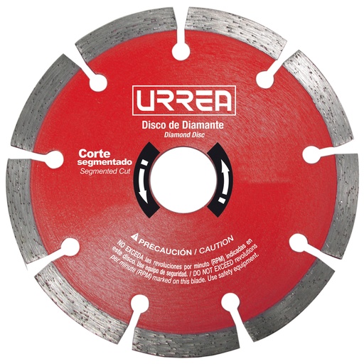 [DDIS9] Disco de diamante segmentado, 9" Urrea