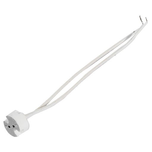 [136681] Portalámpara para MR base BIPIN 2 cm, color blanco Surtek