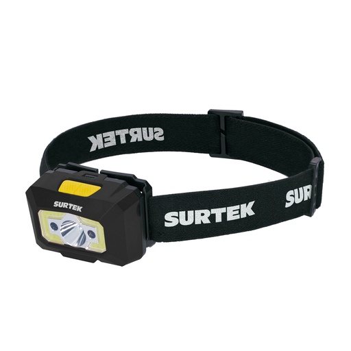 [135911] Linterna de LED para cabeza recargable de 250 lm Surtek