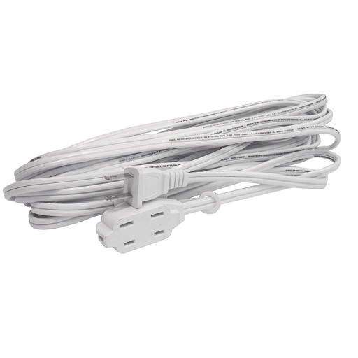 [136140] Extensión eléctrica doméstica color blanco, 2 m Surtek