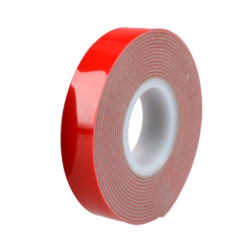 [CDCG12] Cinta gris doble cara 12 mm  x 2 m en blíster Surtek