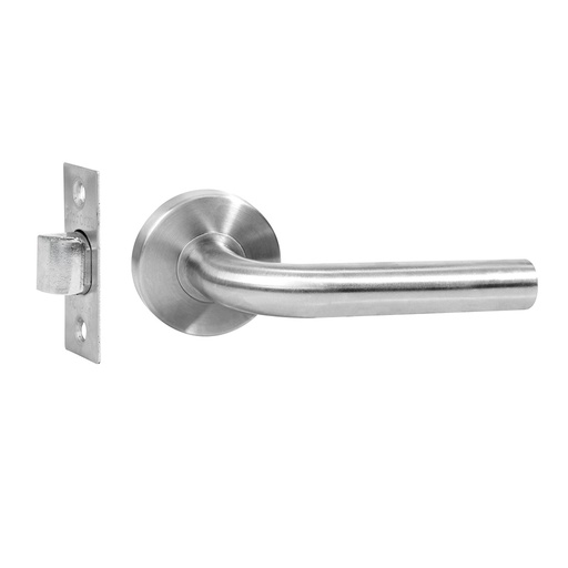 [CPF1-10-US32DV] Manija tubular Calabria función de paso, acero inoxidable, visual Proforza