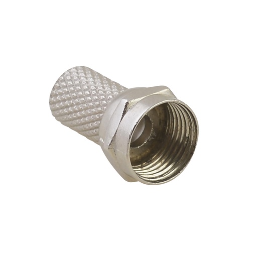 [153203] Conector para enroscar cable coaxial RG6, 4 piezas Surtek