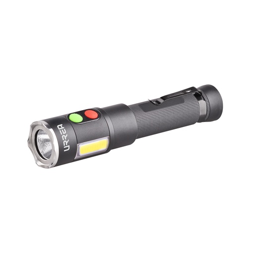 [LRU6A] Linterna de LED con alarma recargable de 600 lm Urrea