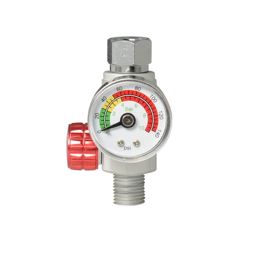 [UPR2] Regulador de aire con manómetro 1/4" NPT, 140PSI Urrea