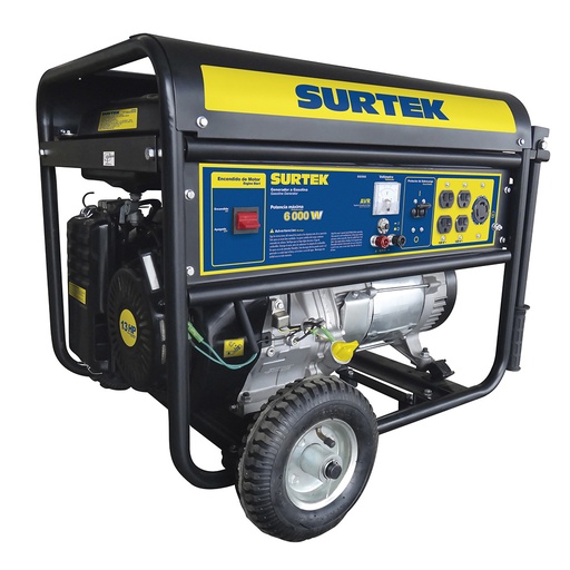 [GG560] Generador a gasolina 6000 W, 390 cc, voltaje de salida 120 V Surtek