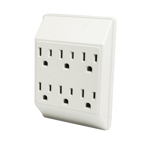 [136076] Multicontacto aterrizado 6 entradas Surtek